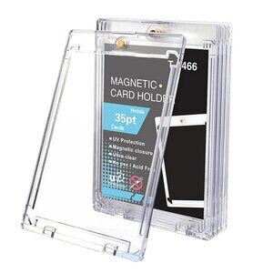 Magnetic Top Loader Card Sleeves Trading Hard Acrylic Case Holder Baseball